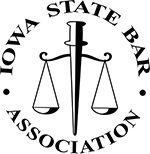 Logo Recognizing Law Office of Matthew A. Lathrop, PC, LLO's affiliation with Iowa State Bar Association